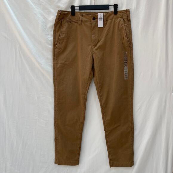 American Eagle Flex Athletic Skinny Chino Pants Men's 34/30 Khaki Tan NEW - Picture 8 of 8